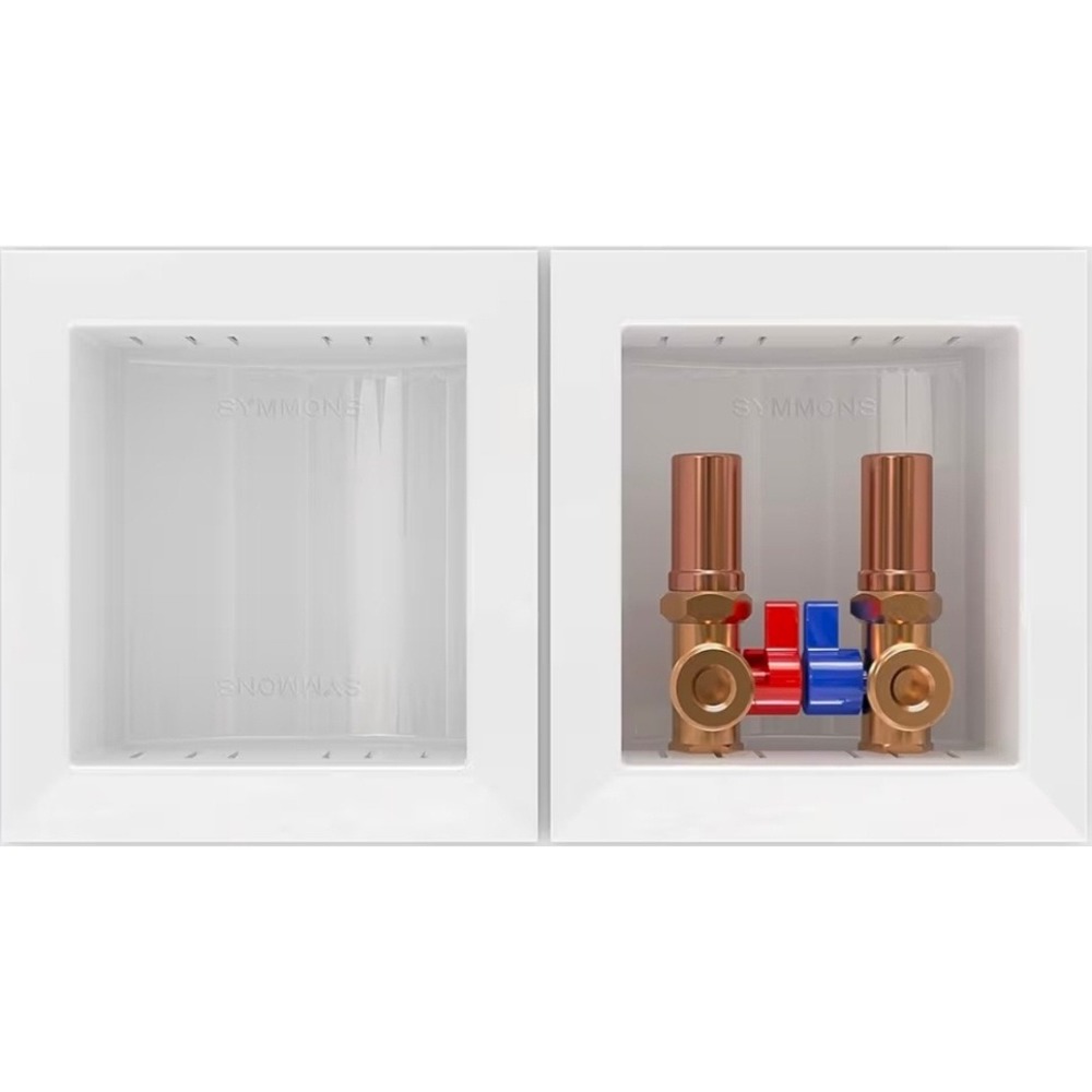 Symmons LM600A LaundryMate Washing‎ Machine Outlet Box Water Hammer Arrestors